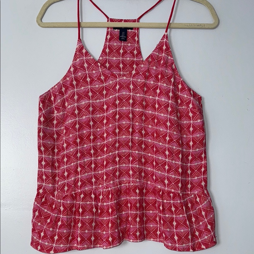 GAP Red Camisole Top with Elegant Design